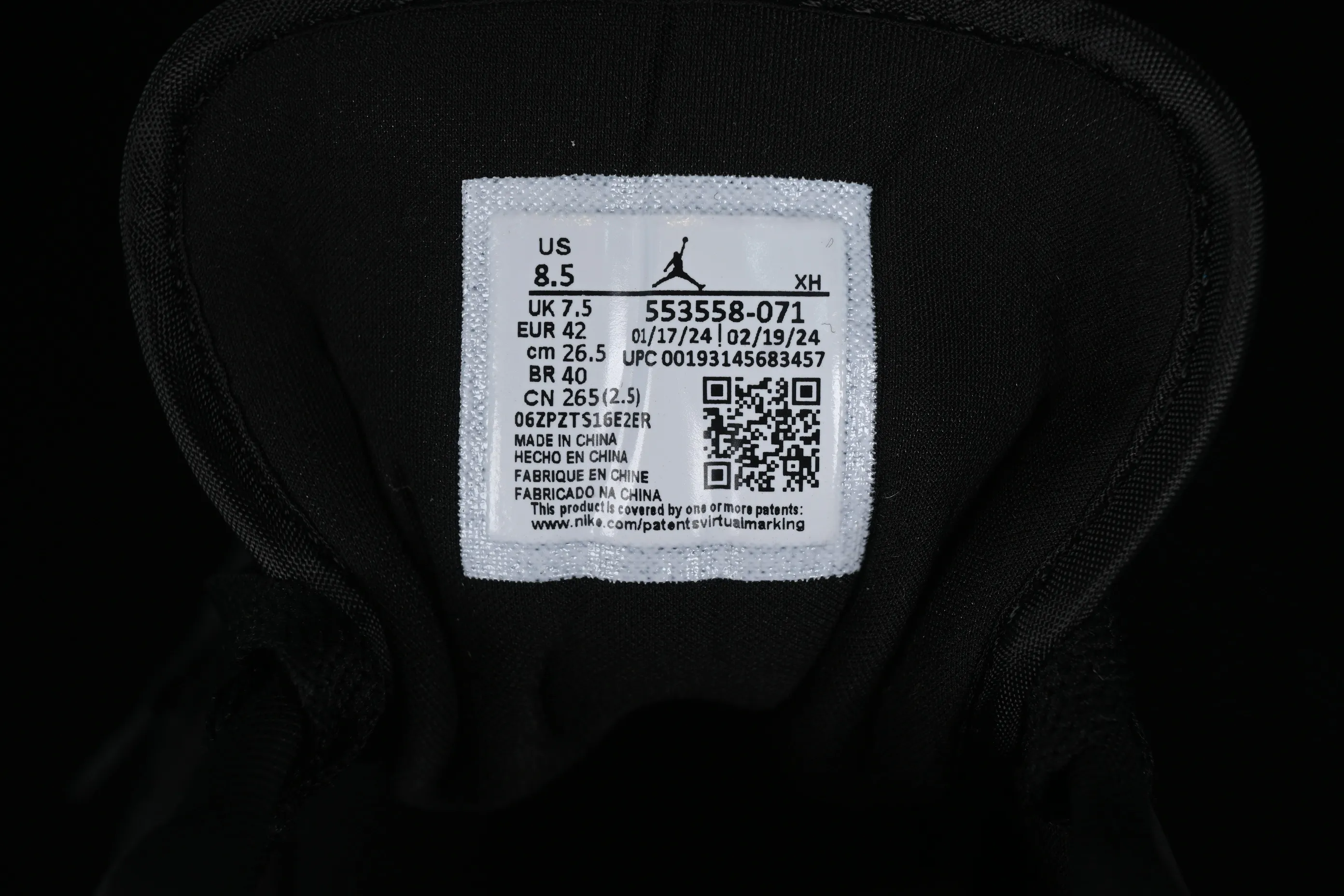 All categories Air Jordan Jordan series basketball shoes Air Jordan 1 Low Z version Air Jordan 1 Low AJ1 Joe 1 black gold hook low-top cultural leisure sports sneakers 553558-071